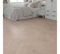 Luxury Flooring Luna Herringbone Effect 8mm Laminate Click Flooring - 1.8M2