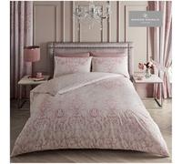 Gc Gaveno Cavailia Damask Duvet Cover Bedding Set Pink Double 3Pc With Printed Quilt Cover