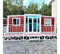 Luxury Foldable Tiny Home with Full Kitchen & Bath - Prefab Portable Container House for Adult Living