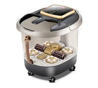 Luxury Foot Spa Massager with Automatic Shiatsu Rollers, Bubble Surging & Adjustable Temperature - Pedicure Soak, Stone Therapy, Timer for Ultimate Foot Relief