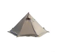 Luxury For camping Tent with Fireproof Smoke Window Lightweight and Easy to Carry for Bird Watching and Cooking (Brown)