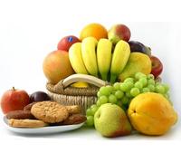 Luxury Fresh Fruit & Cookies Hamper - Free Gift Wrapping & Free Message Option