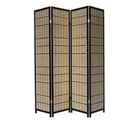 Luxury FUJI Panel Splitter Privacy Screen Room Dividers In A Choice if Stunning Finishes (DARK WALNUT & LIGHT CANE EFFECT)