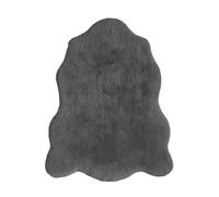 Luxury Fur Grey Shaggy Rug - Ultra-Soft Geometric - 70X90 cm