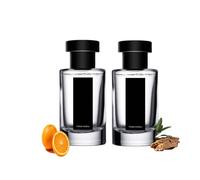 Luxury G.O.A.T Perfume for Men, Woody Amber Aroma, Long Lasting Fresh Scent, Non Overpowering Scent For Work, Parties, Casual Outings Use (2PCS)