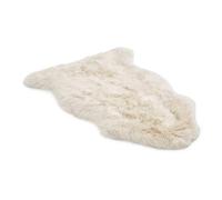 Luxury Genuine Sheepskin Rug - 100% Real Wool Natural Soft Silky Fluffy Hide, Premium Sheepskin Throw for Bedroom, Sofa or Floor, Warm & Breathable Home Décor Accent (90 x 60 cm) (Beige)