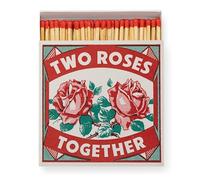 Luxury Giant Matchbox, Two Roses Match Box, Red Tip Long Matches, Candles Gift, Extra Long Matches, Luxury Matches, Coloured Tips Matches, Giant XL Matchbox, Fire Matches Gift, Matchbox Gift
