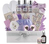 Luxury Gift Basket for Women XL Spa Natural Lavender & Chamomile Essential Oils Bath Set Spa Gift Set Sulfate Free Soothe & Moisturize Your Skin