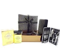 Luxury Gift Box For Men - GOLD FORTUNE POUR HOMME 100ML EAU DE TOILETTE FOR MEN + 10cs Stainless Steel Nail Care Personal Manicure Kit In Gift Box