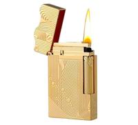 Luxury Gift Box Packaging Sanji Kerosene Lighter, Pure Copper Sleeping Mermaid Lighter, Antique Brass Lighter Vertical Ignition Roller