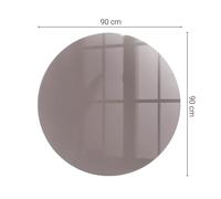 Luxury Glass Hearth Plate Protector for Contemporary Home Fireplaces Color Beige