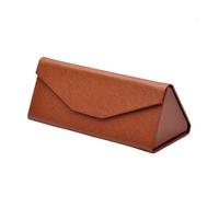Luxury Glasses Case Triangular Fold Sunglasses Box Handmade for for Sun Shades Car Travel Holidays Unisex(Color-03)