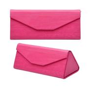 Luxury Glasses Case Triangular Fold Sunglasses Box Handmade for for Sun Shades Car Travel Holidays Unisex(Color-05)