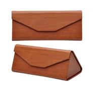 Luxury Glasses Case Triangular Fold Sunglasses Box Handmade for for Sun Shades Car Travel Holidays Unisex(Color-07)