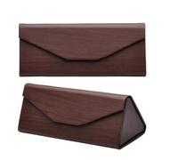 Luxury Glasses Case Triangular Fold Sunglasses Box Handmade for for Sun Shades Car Travel Holidays Unisex(Color-06)