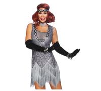 Luxury glitter charleston costume for women