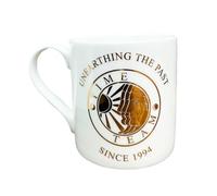 Luxury Gold Bone China Mug - Time Team 'Unearthing The Past Since 1994' Logo - Special Edition