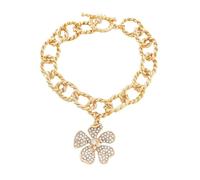 Luxury Gold Chain Flower Water Diamond Bracelet Sparkling Charm Selection
