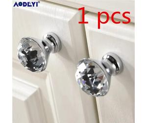 Luxury Gold Czech Crystal round Cabinet Door Knobs and Handles Furnitures Cupboa