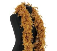 Luxury Gold Feather Boa - 80g -180cm