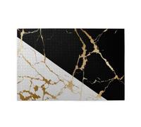 Luxury Gold Marble Abstract Black And White1