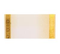 Luxury Gold Shagun Money Envelopes 10 Pack Arabesque Cash Gift Wallets for Wedding, Eid, Engagement, Birthday & Festive Gifting (Light Yellow)