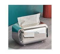 Luxury Gold Tissue Box Holder - Elegant Napkin Storage Organizer for Kitchen & Desktop - Stylish Paper Tissue Dispenser Case (Blue) - Chic Home Decor Accessory