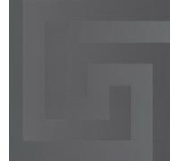 AS Creation Versace Greek Key Gunmetal Wallpaper 38609-1