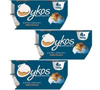 Luxury Greek Yogurt pots 12x110g - Oykos (Salted Caramel)