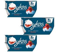 Luxury Greek Yogurt pots 12x110g - Oykos (Strawberry)