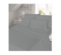 Luxury Grey Cot Bed Fitted Sheet Thermal Flannelette 100% Cotton, Cot Fitted Bed Sheet Grey