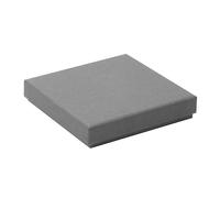 Luxury Grey Jewellery Gift Box for Thin Bangle - Elegant Bracelet Packaging with Foam Insert - Ideal for Jewellery Gifts, Display & Storage 10 x 10 x 1.7 cm