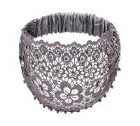 Luxury Hair Accessories,Wide Floral Lace Elastic Headband,Boho-chic Crystal & Pearl Embellished Headbands for Women Fashion Vacations & Daily Styling