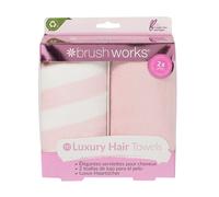 Brushworks - Accessories Luxury Hair Towels (Pack of 2) for Women