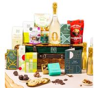 Luxury Hamper, Fathers Day Wicker Sharing Hamper, 2X Prosecco, EDEN & CO | Fathers Day Luxury Wicker Sharing Family Hamper for Dad with Truffles & Hot Chocolate Set. Includes 2x Bottega Prosecco.