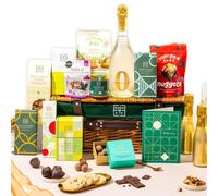 Luxury Hamper, Thinking of You Wicker Hamper, 2X Prosecco, EDEN & CO | Thinking of You Luxury Wicker Sharing Family Hamper for Her with Truffles & Hot Chocolate Set. Includes 2x Bottega Prosecco.
