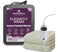 Slumberdown Elegantly Warm Luxury Heated Throw One Size Blue