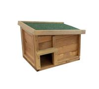 Luxury Hedgehog House | Hedgehog Feeding Station | Hedgehog Hibernation Shelter | Hedgehogs Wooden Houses | Safe & Secure Predator Proof | Pitched Roof | Waterproof | 36x29.9x28.1cm
