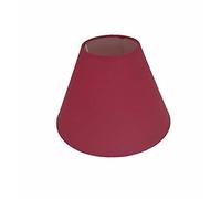 Luxury Home Room - Living Décor - Dual Textured- Coolie Fabric- Lampshade - Perfect Lighting - Purpose Floor Ceiling Table Lampshade - Practical & Eye-Caring - Perfect Lighting (Red, 23 cm)