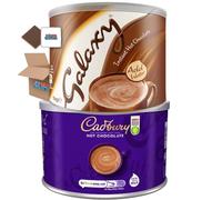 Luxury Hot Chocolate Bundle - 2 x 1kg Chocolate Drink Tubs | Creamy Instant Hot Cocoa Mix Assortment | Indulgent Milk Chocolate Flavours - Gift Bundle Set (2kg Total) Boxed Treatz