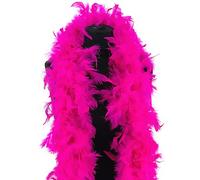 Luxury Hot Pink Feather Boa - 80g, 180cm Long | Fluffy Fancy Dress Accessory for Hen Parties, Gatsby Nights, Halloween, Cosplay, Festivals & Photo Booth Props