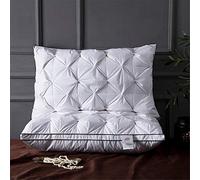 Luxury Hotel Quality 100% White Goose Down Pillow Super Soft and Hypoallergenic Set of 2 King Size Pillows 48 X 74 Cm Ideal for a Good Night's Sleep