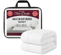 Luxury Hotel Quality Duvet Double, 16.5 tog Coverless Box Stitched Extra Warm Quilt, Hypoallergenic Soft & Breathable with Down Microfiber Filling, 200 x 200cm (Double)