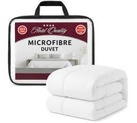 Luxury Hotel Quality Duvet King, 13.5 tog All Season Box Stitched Quilt, Lightweight Soft & Breathable with Down Microfiber Filling, 220 x 260 cm (King)