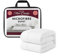 Luxury Hotel Quality Duvet Single, 13.5 tog All Season Box Stitched Quilt, Lightweight Soft & Breathable with Down Microfiber Filling, 135 x 200cm (Single)