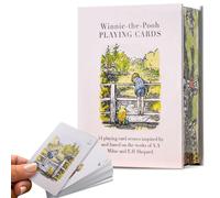 Luxury Hundred Acre Wood Themed Deck of Playing Cards - Premium, Collectible Card Set Gift for Adults and Card Game Enthusiasts. Gold Edging, Custom Design Cards With Magnetic Flip Box Deck of Cards.
