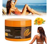 Luxury Intensive Tanning Gel, Extreme Dark Intensive Tanning Luxe Gel, Tanning Oil for Beach Travel Size,Brown Tanning Gel Natural Tanning Accelerator Cream Gel for Outdoor Sun (1 Pcs)