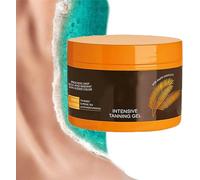 Luxury Intensive Tanning Gel, Tan Accelerator with Coconut Oil and Vitamin A & E,Brown Tanning Gel, Tanning Bed Lotion Bronzers, Intense Carrot Tanning Accelerator Cream (1PC)