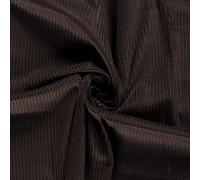 Luxury Jumbo Corduroy Velvet Fabric Material - Dark Brown, 1/8Mtr 35cmx50cm