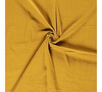 Luxury Jumbo Corduroy Velvet Fabric Material - Mustard, 1Mtr 140cmx100cm